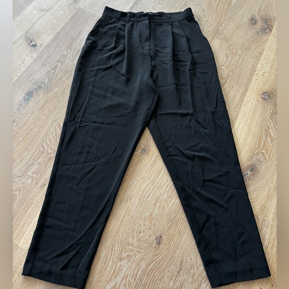 J&L ATELIER Loose Fit Black Trousers - Picture 3 of 5